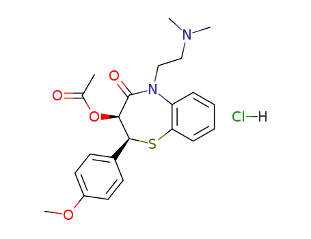 Molecular Structure of 33286-22-5 (Dilthiazem hydrochloride)