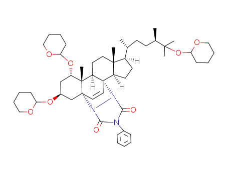 (24R)-5α,8α-(4-Phenyl-3,5-dioxo-1,2,4-triazolidine-1,2-diyl)-1α,3β,25-tris(tetrahydropyranyloxy)-6-ergostene
