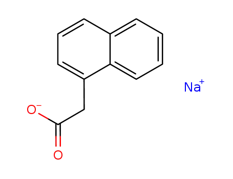 Molecular Structure of 61-31-4 (Sodium naphthalene-1-acetate)