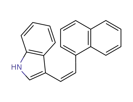 3-((Z)-2-Naphthalen-1-yl-vinyl)-1H-indole