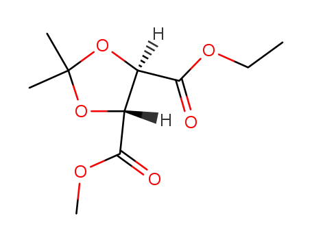 (4R,5R)-2,2-Dimethyl-[1,3]dioxolane-4,5-dicarboxylic acid 4-ethyl ester 5-methyl ester