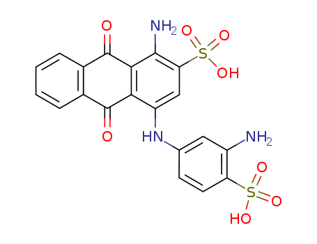 1-amino-4-(3-amino-4-sulfoanilino)-9,10-dioxoanthracene-2-sulfonic acid