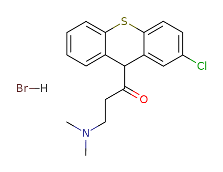 1-(2-chloro-9H-thioxanthen-9-yl)-3-(dimethylamino)propan-1-one hydrobromide