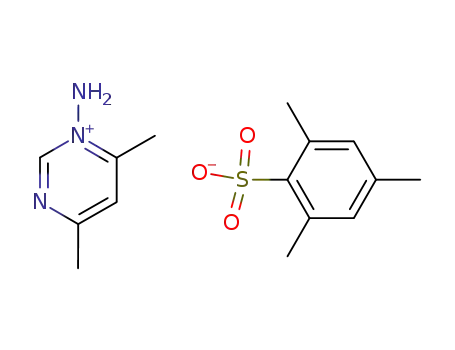 N-amino-4,6-dimethylpyrimidinium mesitylene sulfonate