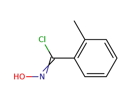 Molecular Structure of 74467-03-1 (Benzenecarboximidoyl chloride, N-hydroxy-2-methyl-)