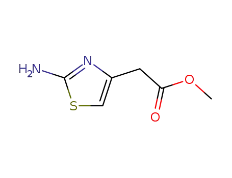 Molecular Structure of 64987-16-2 (METHYL 2-AMINO-4-THIAZOLEACETATE)