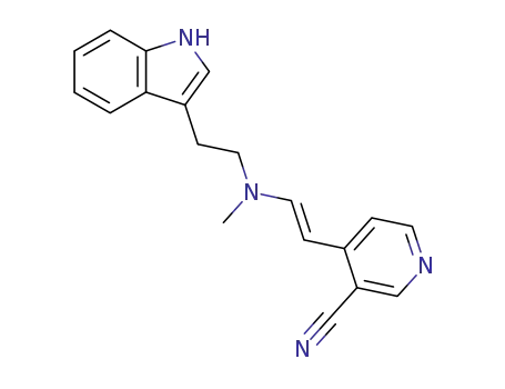 4-((E)-2-{[2-(1H-Indol-3-yl)-ethyl]-methyl-amino}-vinyl)-nicotinonitrile