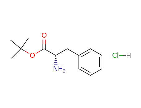Molecular Structure of 15100-75-1 (tert-Butyl 3-phenyl-L-alaninate hydrochloride)