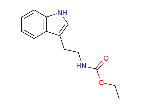 Molecular Structure of 67909-99-3 (Carbamic acid, [2-(1H-indol-3-yl)ethyl]-, ethyl ester)