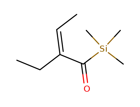 (E)-2-ethylbut-2-enoyltrimethylsilane