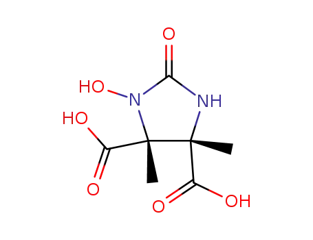 1-hydroxytetrahydro-4,5-dimethyl-2-oxoimidazole-4,5-dicarboxylic acid