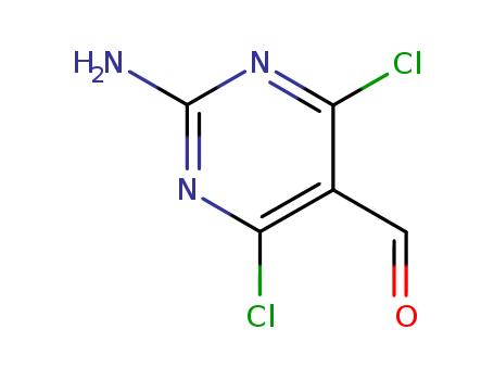 2-Amino-4,6-dichloro-5-formylpyrimidine