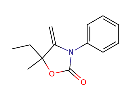 5-ethyl-5-methyl-4-methylene-3-phenyloxazolidin-2-one