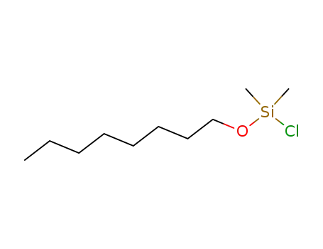Molecular Structure of 52322-14-2 (octyloxydimethylsilyl chloride)