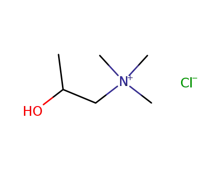 1-Propanaminium, 2-hydroxy-N,N,N-trimethyl-, chloride