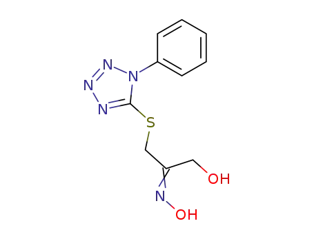 1-Hydroxy-3-(1-phenyl-1H-tetrazol-5-ylsulfanyl)-propan-2-one oxime