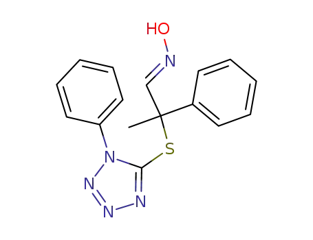(E)-2-phenyl-2-<1-phenyl-5(1H)-tetrazolylthio>propanal oxime