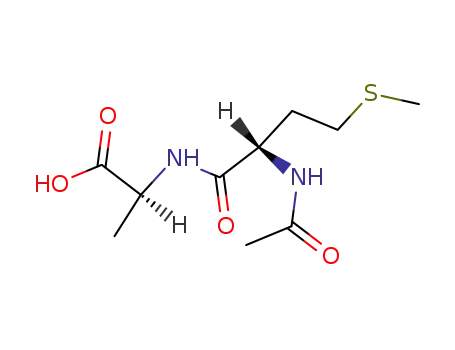 Molecular Structure of 17351-39-2 (N-acetyl-Met-Ala)