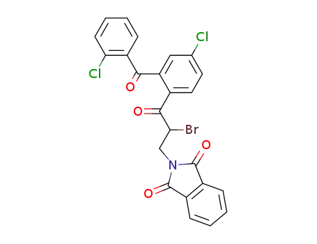 2-[2-Bromo-3-[4-chloro-2-(2-chlorobenzoyl)phenyl]-3-oxopropyl]-1H-isoindole-1,3(2H)-dione