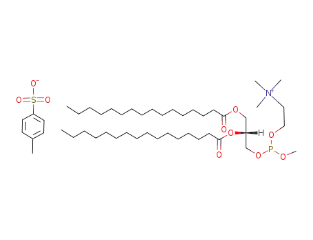 Toluene-4-sulfonate{2-[((R)-2,3-bis-hexadecanoyloxy-propoxy)-methoxy-phosphanyloxy]-ethyl}-trimethyl-ammonium;