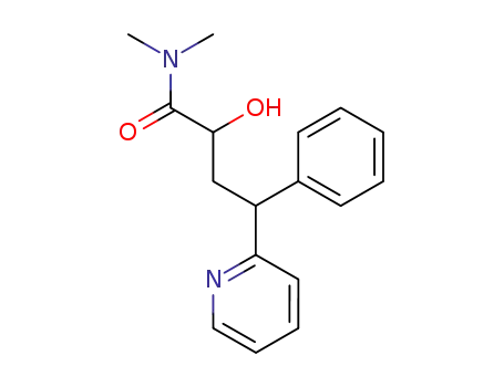 N,N-dimethyl-4-phenyl-4-(2-pyridyl)-2-hydroxybutanamide