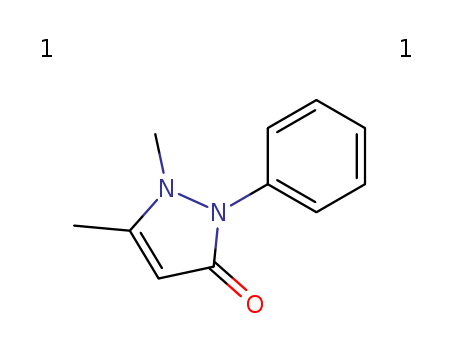 3H-Pyrazol-3-one,1,2-dihydro-1,5-dimethyl-2-phenyl-(60-80-0)