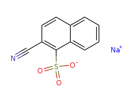 2-cyano-naphthalene-1-sulfonic acid ; sodium-salt