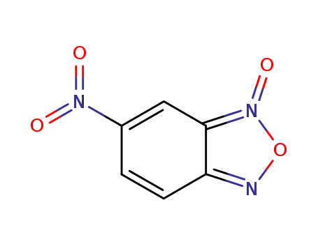 Molecular Structure of 3702-88-3 (2,1,3-Benzoxadiazole, 5-nitro-, 3-oxide)