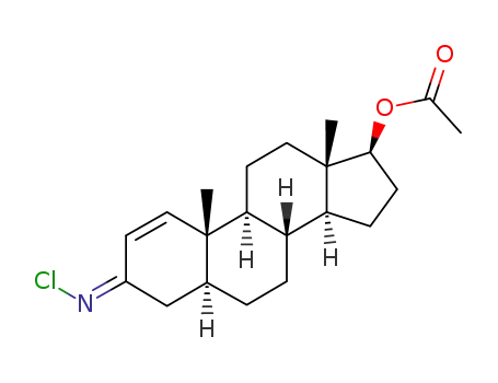 anti-17β-Acetoxy-5α-Δ1-androsten-3-N-chlorimin