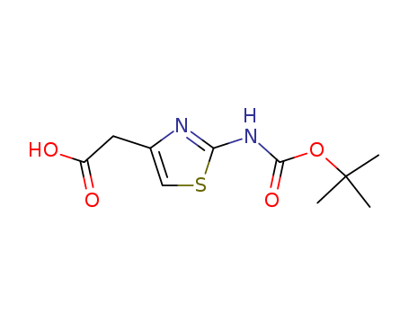 89336-46-9,(2-TERT-BUTOXYCARBONYLAMINO-THIAZOL-4-YL)-ACETIC ACID,{2-[(Tert-butoxycarbonyl)amino]-1,3-thiazol-4-yl}acetic acid;Boc-2-amino-4-thiazole acetic acid;
