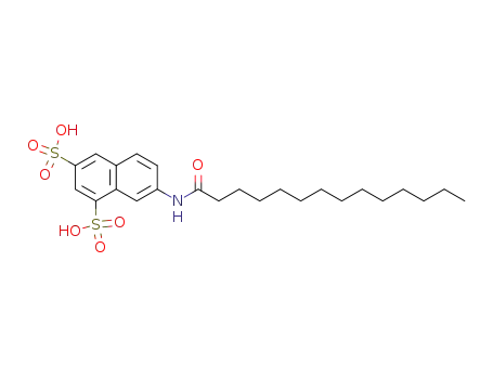 7-(myristoylamino)-1,3-naphthalene disulfonic acid