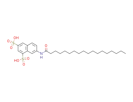 7-(stearoylamino)-1,3-naphthalene disulfonic acid