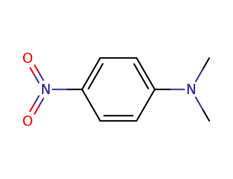 Molecular Structure of 100-23-2 (N,N-DIMETHYL-4-NITROANILINE)