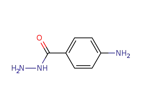 Molecular Structure of 5351-17-7 (4-Aminobenzohydrazide)