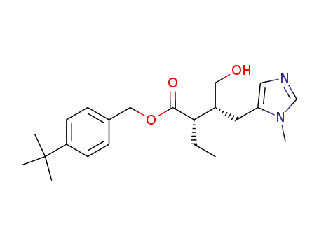 (2S,3R)-2-Ethyl-3-hydroxymethyl-4-(3-methyl-3H-imidazol-4-yl)-butyric acid 4-tert-butyl-benzyl ester