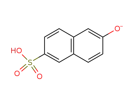 6-Sulfo-naphthalen-2-ol anion