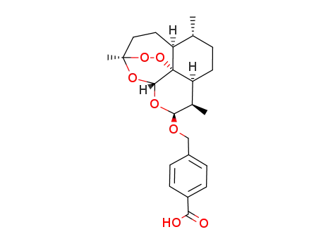 p-[(10-dihydroartemisininoxy)methyl]benzoic acid