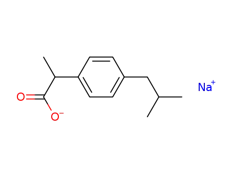Molecular Structure of 31121-93-4 (IBUPROFEN SODIUM SALT)