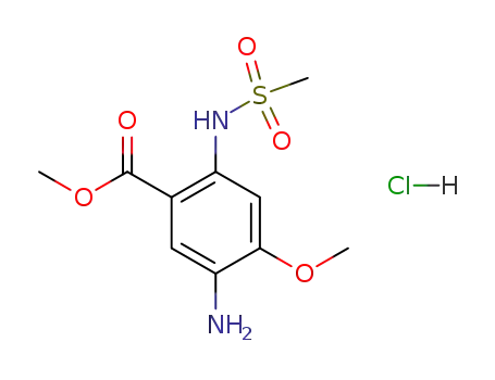3-amino-4-methoxy-6-methanesulfonamidobenzoic acid methyl ester hydrochloride