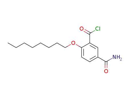 5-Carbamoyl-2-octyloxy-benzoyl chloride