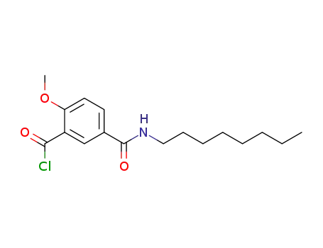 2-Methoxy-5-octylcarbamoyl-benzoyl chloride