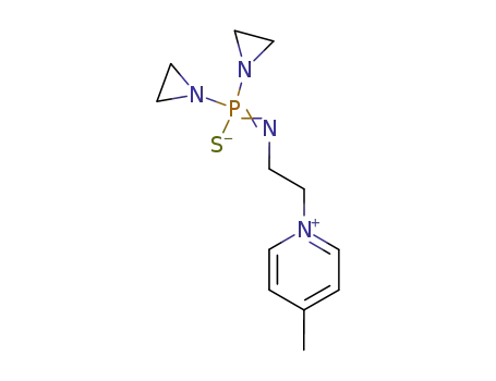 P,P-bis(1-aziridinyl)-N-<2-(4-methylpyridinio)ethyl>phosphinimidothioate