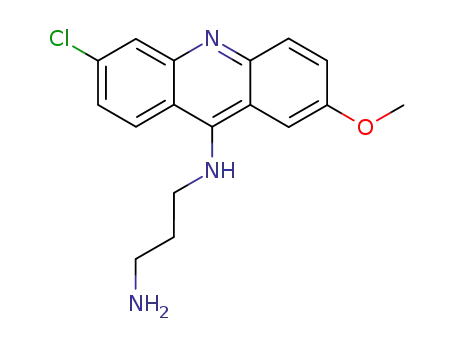 N1-(6-chloro-2-methoxy-acridin-9-yl)-propane-1,3-diamine