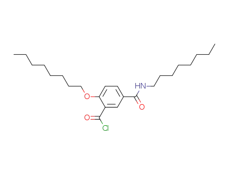 5-Octylcarbamoyl-2-octyloxy-benzoyl chloride