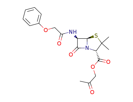 (2S,5R,6R)-3,3-Dimethyl-7-oxo-6-(2-phenoxy-acetylamino)-4-thia-1-aza-bicyclo[3.2.0]heptane-2-carboxylic acid 2-oxo-propyl ester