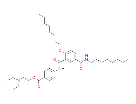 4-(5-Octylcarbamoyl-2-octyloxy-benzoylamino)-benzoic acid 2-diethylamino-ethyl ester