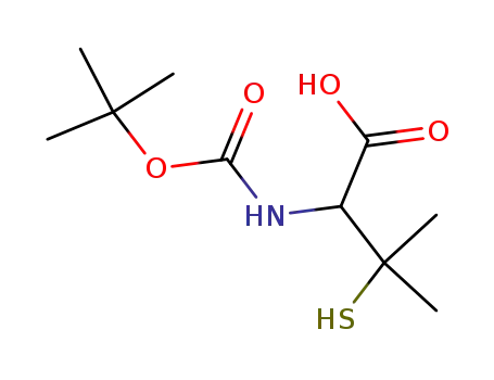 2-(tert-butoxycarbonylamino)-3-mercapto-3-methylbutanoic acid