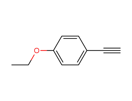 Molecular Structure of 79887-14-2 (4-Ethoxyphenylacetylene)