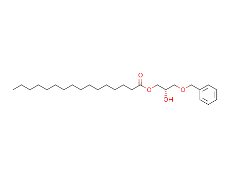 Hexadecanoic acid, 2-hydroxy-3-(phenylmethoxy)propyl ester, (S)-