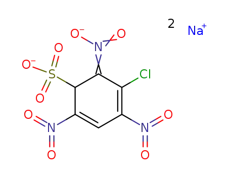 Sodium; 5-chloro-2,4-dinitro-6-aci-nitro-cyclohexa-2,4-dienesulfonate